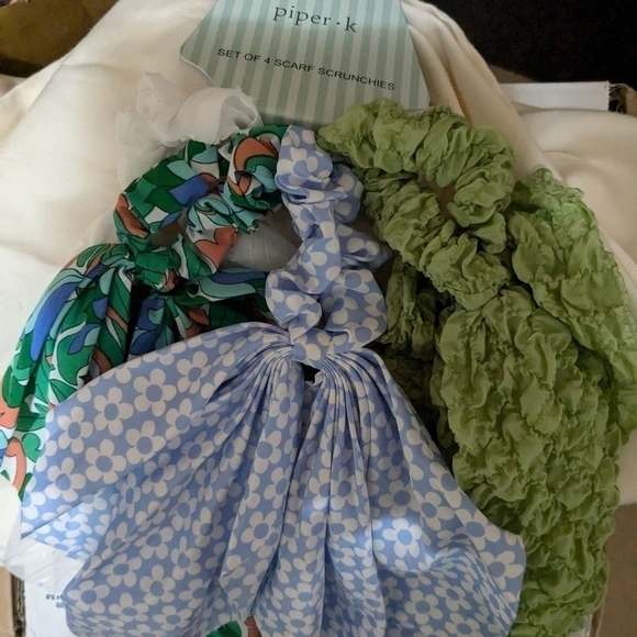Piper K Accessories - Piper K scarf scrunchies